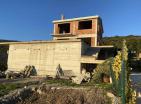 Земельный участок и строящийся дом в Загоре, Котор, с потрясающим видом на море