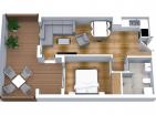 Новые меблированные квартиры с 1 спальней в Будве в 100 метрах от моря от застройщика