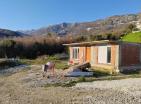 Новый дом с панорамным видом на море площадью 80 м2 в Бечичи, Черногория, с большим земельным участком