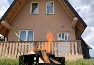 Горный 2-этажный дом площадью 70 м2 в Жабляке с 2 спальнями и видом на долину